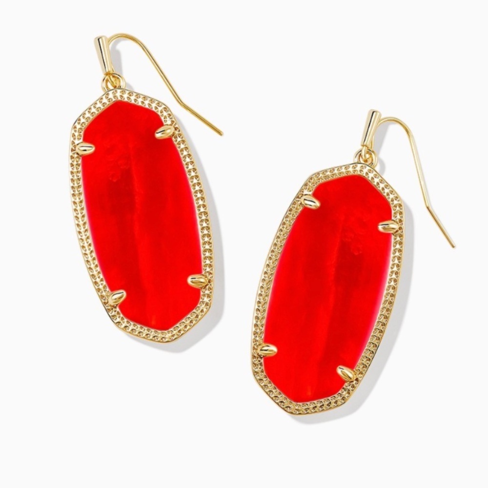 Kendra Scott Elle Earrings- Red Illusion